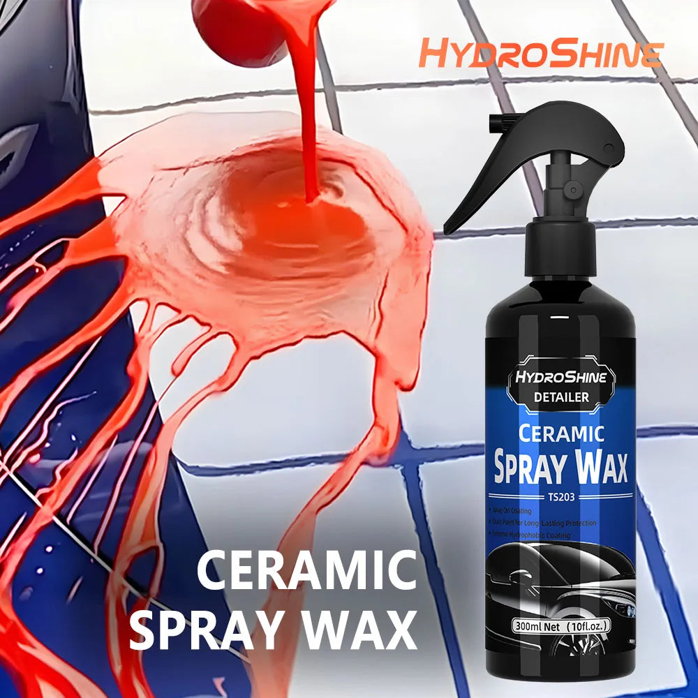 Hydroshine Detailer Keramikbeschichtung Sprühwachs Kristall-Polierflüssigkeit Langanhaltender Schutz Hydrophobe Detai...