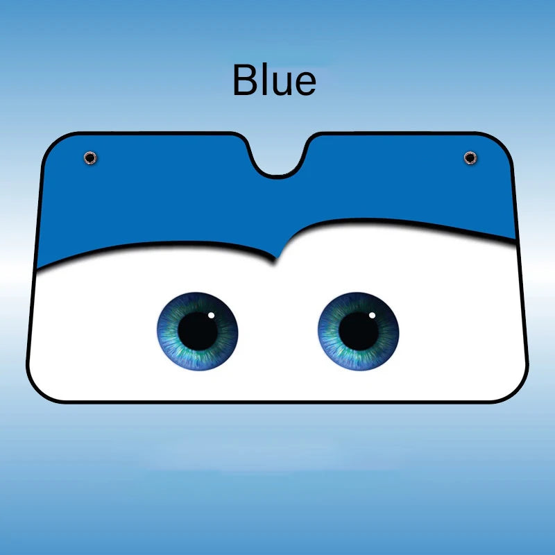 Auto-Sonnenschutz mit Augen-Design – SwissGlanzGarage Ansicht 3