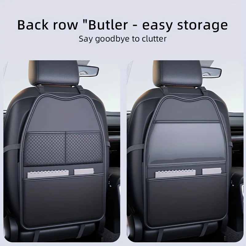 Auto-Sitzrücken-Schutzabdeckung mit Taschen – SwissGlanzGarage Ansicht 5