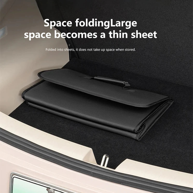 Auto Trunk Organizer Box Faltbare Lagerung Aufräumen Tasche Auto Zubehör Für Ssangyong Rexton Tivoli Musso Kyron Kora...