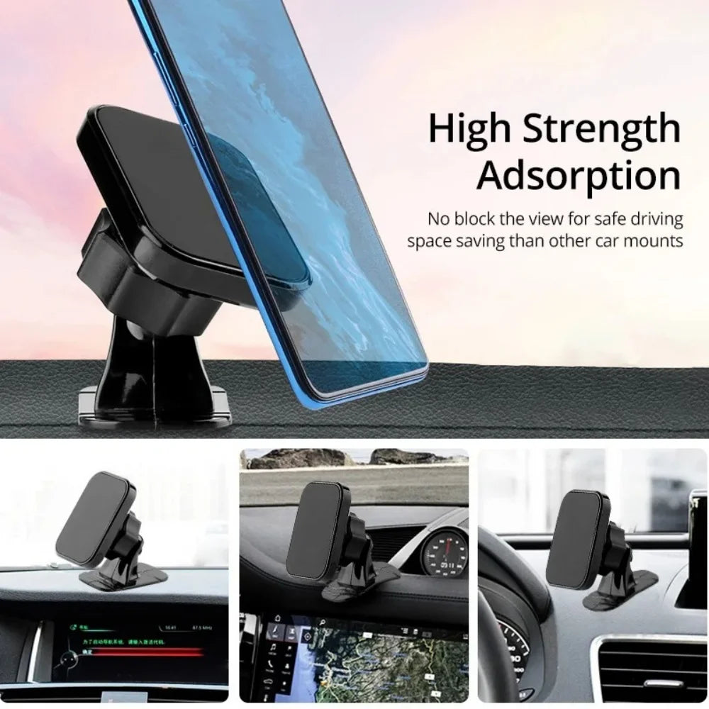 Magnetische Auto-Handyhalterung 360° ° Drehbare, verstellbare Auto-GPS-Navigationshalterung, universelle Smartphone-H...