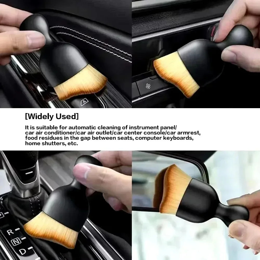 Auto Innen Reinigung Pinsel Conditioner Air Outlet Weiches Fell Sauber Pinsel mit Schalen Fugen Staub Entfernung Deta...