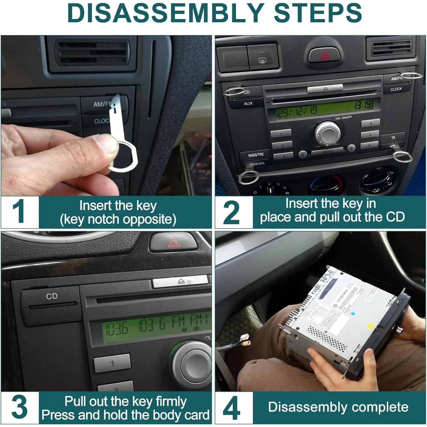 Radio Stereo Abzieher Set – SwissGlanzGarage Ansicht 5