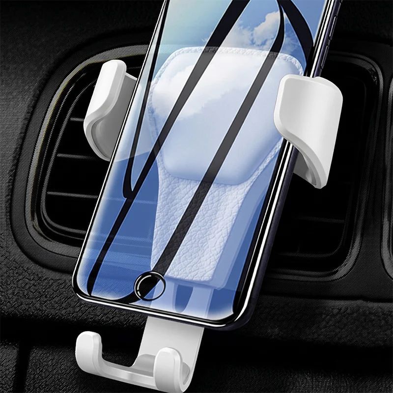 Auto-Handyhalterung für Lüftungsschlitze, Schwerkraft-Dreieck-Halterung, Einhandbedienung für Mobiltelefone, Navigati...