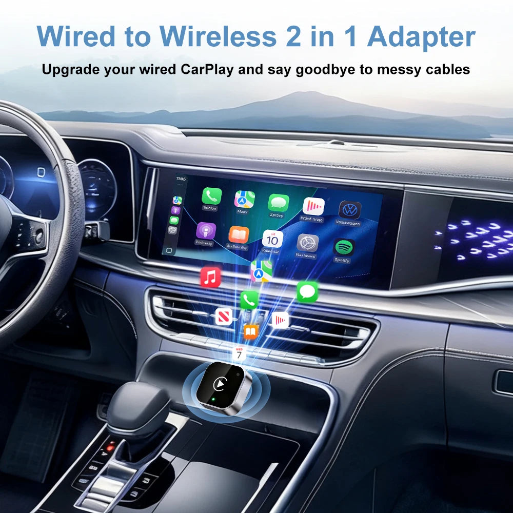 Kabellos CarPlay Adapter 2-in-1 Dongle – SwissGlanzGarage Ansicht 6