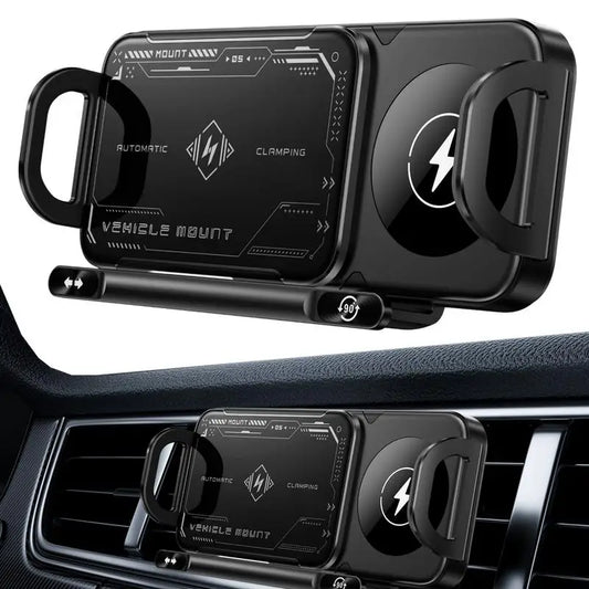 Auto Drahtlose Lade Telefon Halter 15W Air Vent Handy Lade Halterung