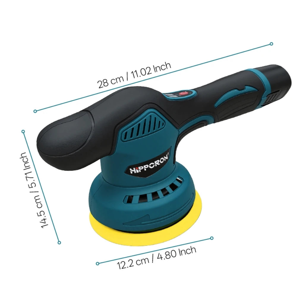SSOOGTECH Akku-Poliermaschine 12V kabellos für Autoaufbereitung