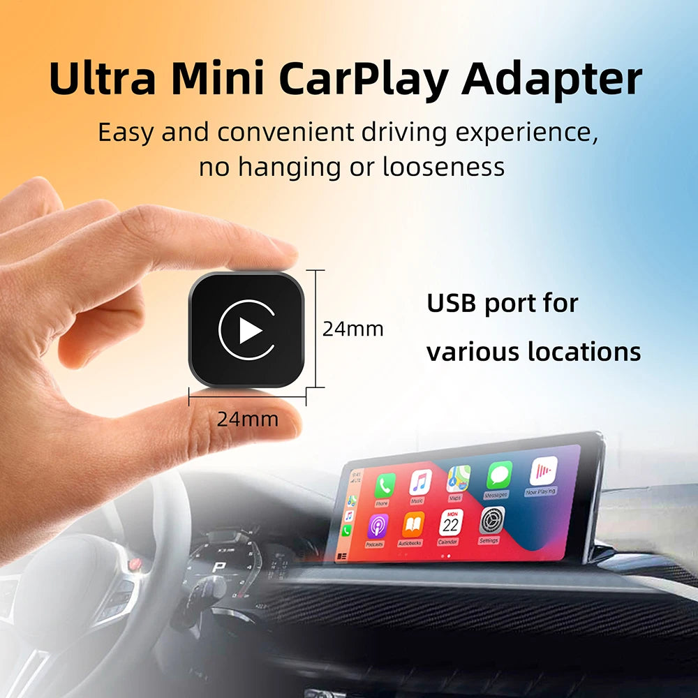 Kabellos CarPlay Dongle 2in1 Adapter – SwissGlanzGarage Ansicht 3
