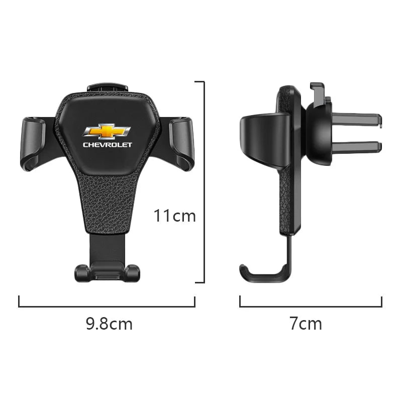 Gravity-Auto-Handyhalterung für Lüftungsschlitze, Handy-Ständer für Chevrolet Onix Avalanche Camaro Kalo Volt Lacetti...
