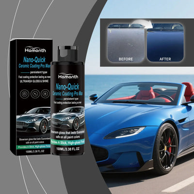 Auto Nano-Lackschutzspray Schnelltrocknend Wasserdicht Anti-UV Hochglanz Fahrzeugoberflächen-Poliermittel Auto-Kerami...