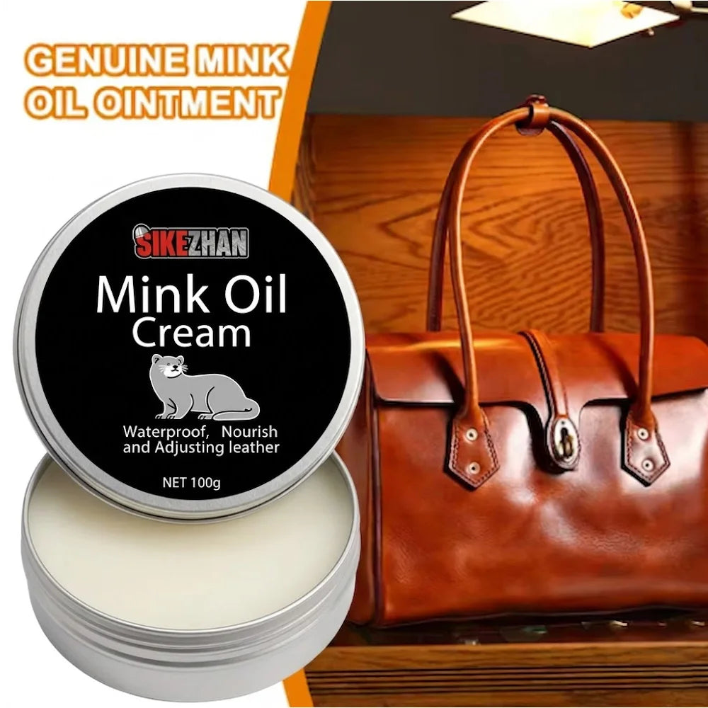 Mink Oil Lederpflegecreme 100g – SwissGlanzGarage Ansicht 3