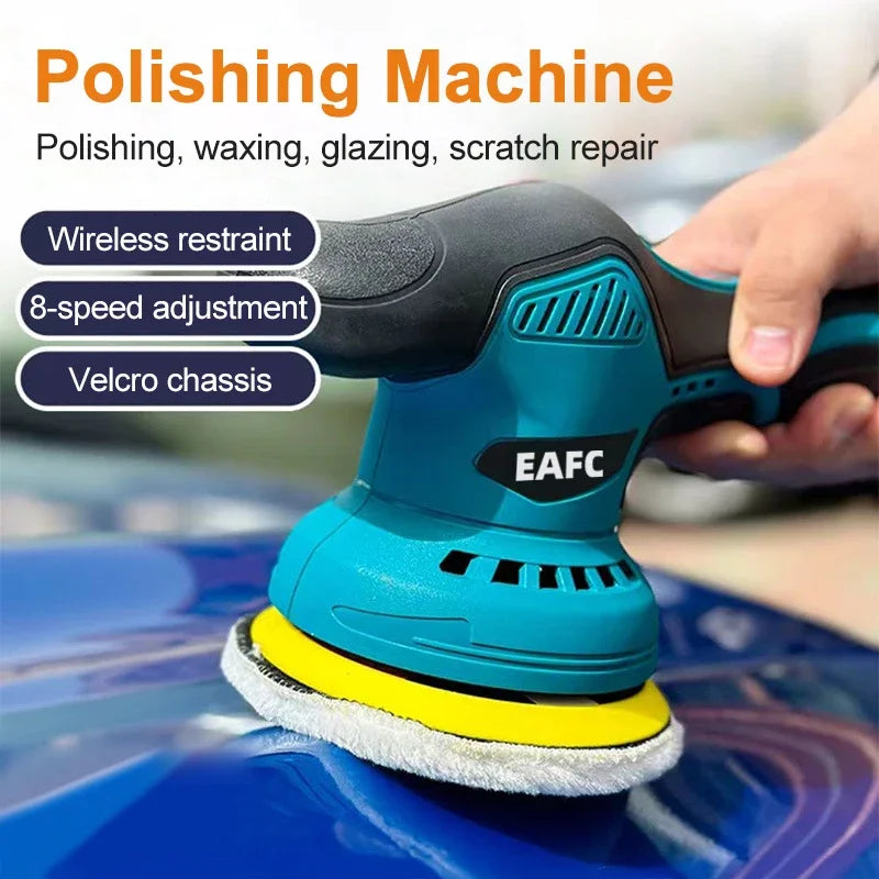 Drahtloser Auto-Polierer, 12 V, 2800–5500 U/min, kabellose Auto-Poliermaschine, elektrisches Polierwachs-Werkzeug, ge...