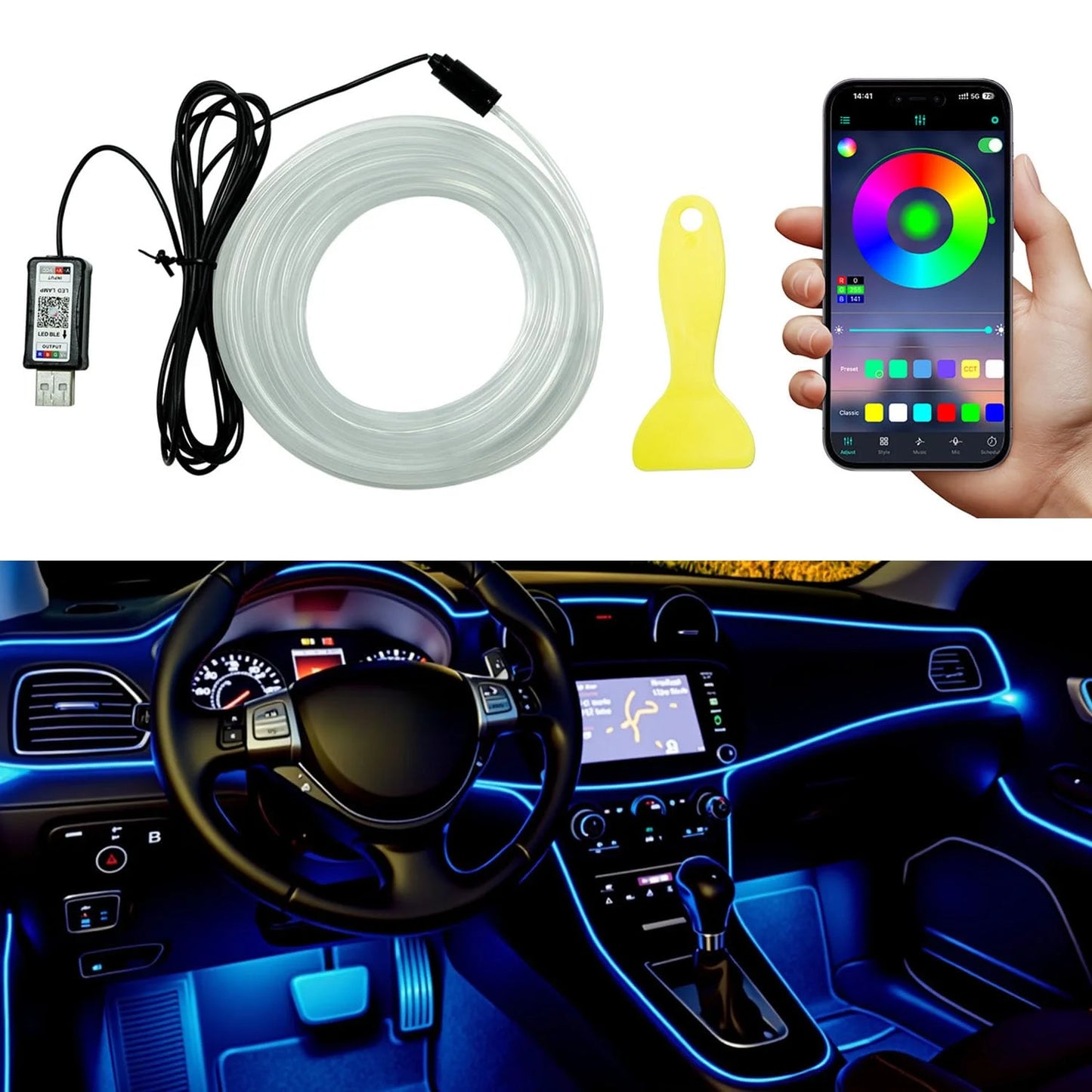 LED-Innenbeleuchtungsstreifen für Autos