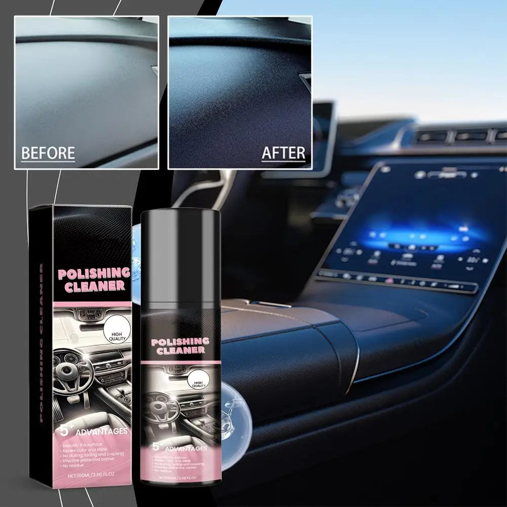 100ml Professioneller Autoinnenraum-Restaurator & Polierreiniger-Spray
