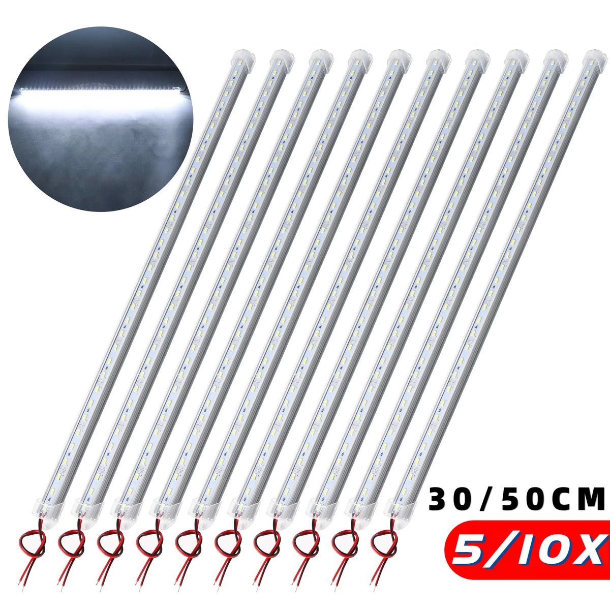 30/50CM LED Innenraum Lichtleiste – SwissGlanzGarage Ansicht 2