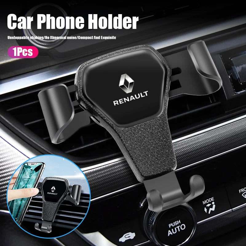 Auto-Schwerkraft-Handyhalterung Lüftungsclip-Halterung für Renault Clio Sandero Captur Megane R5 4 E-tech Scenic Aust...