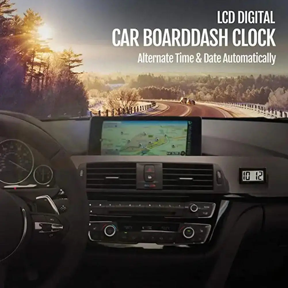 Mini Digital Auto Armaturenbrett Uhr – SwissGlanzGarage Ansicht 2