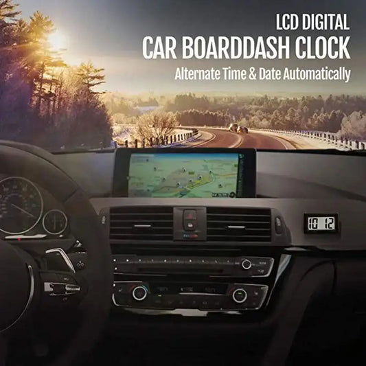 Mini Digital Auto Armaturenbrett Uhr – SwissGlanzGarage Ansicht 2