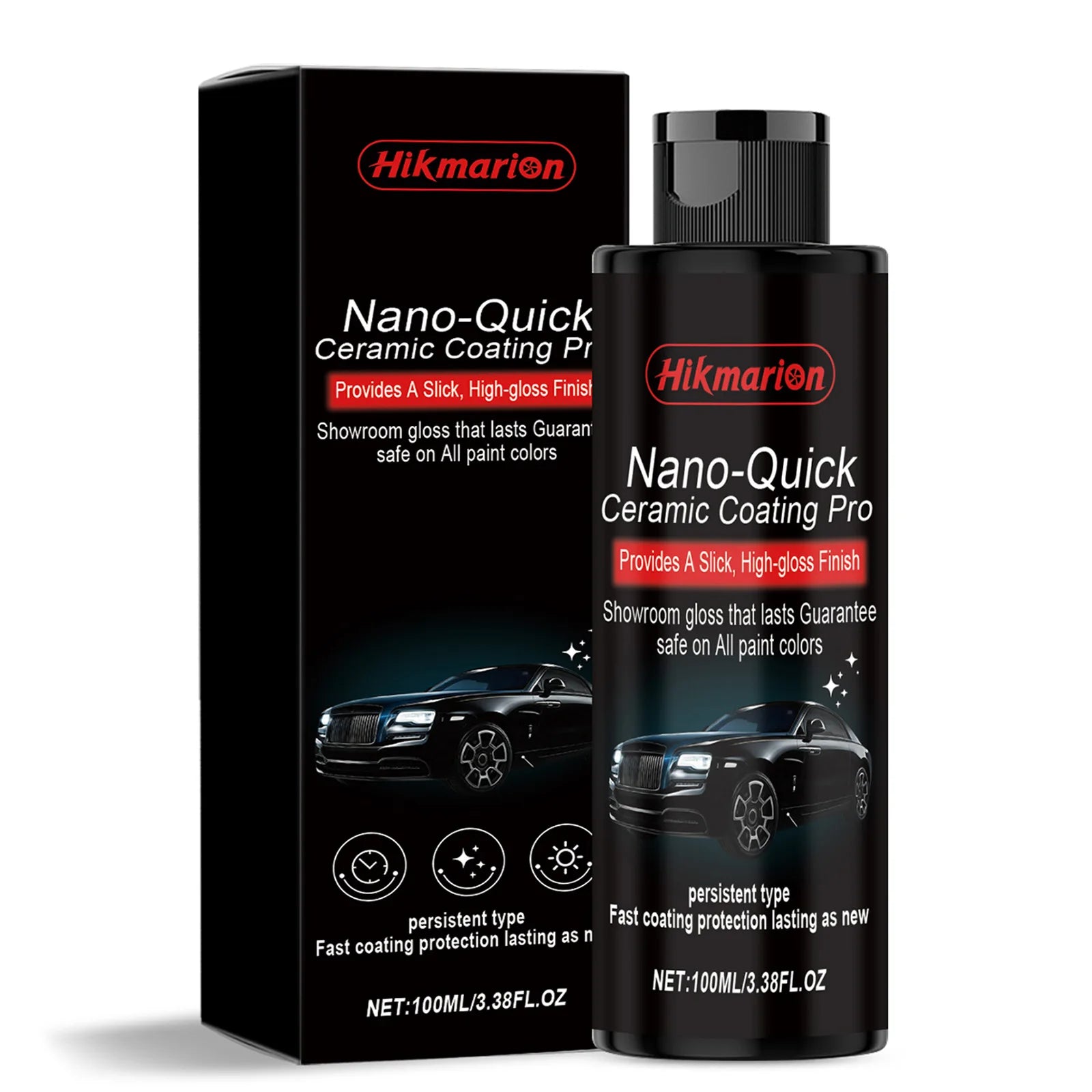 Keramikbeschichtung für Autos, hydrophobe Nanobeschichtung mit hochglänzendem, l