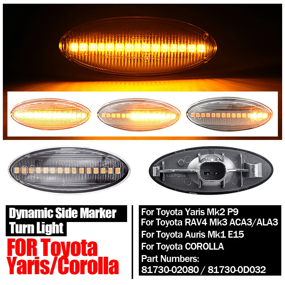 LED Blinkerlicht Set für Toyota Yaris COR – SwissGlanzGarage Ansicht 4