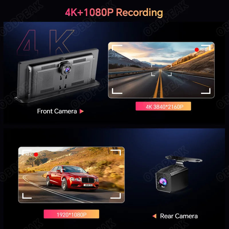 K2 Pro 11.3" Dash Cam 4K Kamera – SwissGlanzGarage Autopflege Schweiz