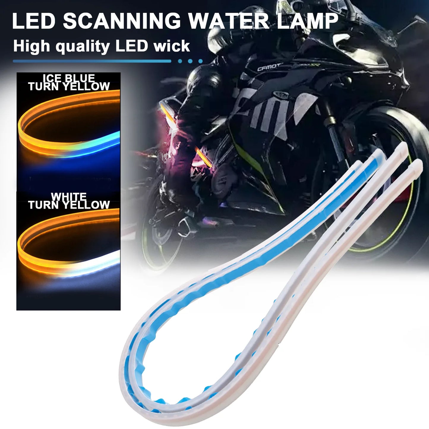 Motorrad LED Blinker Tagfahrlicht Set – SwissGlanzGarage Ansicht 2