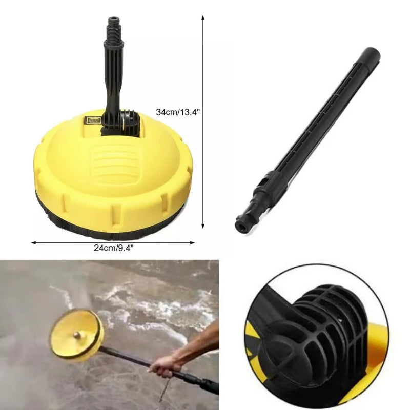 High Pressure Rotary Brush, Disc Floor Scrubber, Floor Scrubber, Cleaning Car Brush, For Karcher K ~K7/Lavor Car Washing