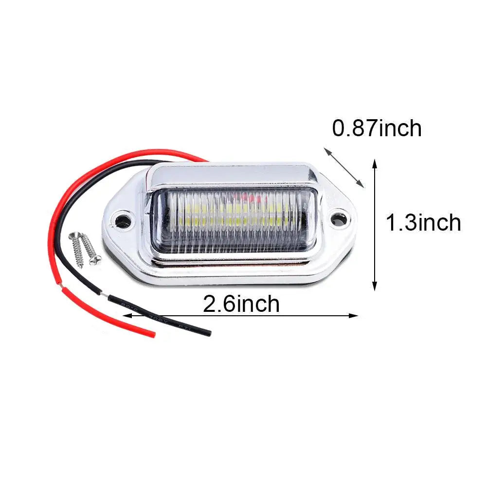 6 LED Nummernschildbeleuchtung Set – SwissGlanzGarage Ansicht 6