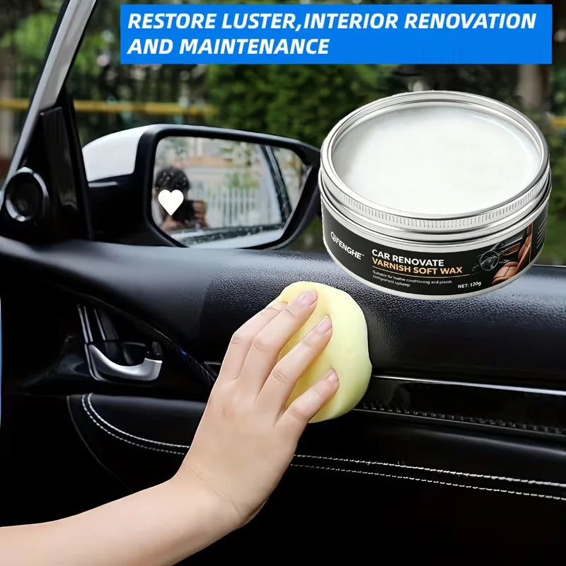 Auto-Renovierungs-Lackpflegewachs, Lederpflegewachs, Tiefenpflege, Anti-Aging, langanhaltender Schutz, verstärkt den ...