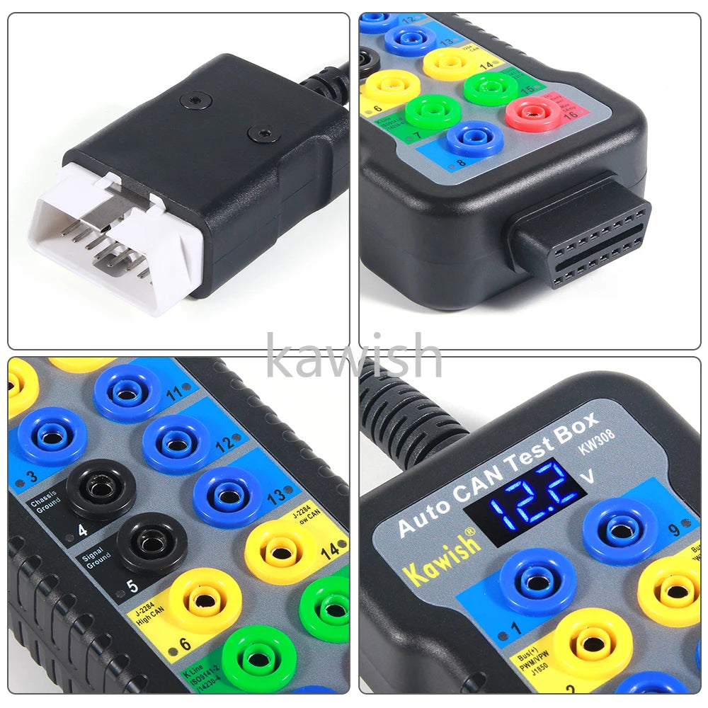 OBD2 Auto Diagnose-Box mit 16 Testanschlüssen – SwissGlanzGarage Ansicht 3