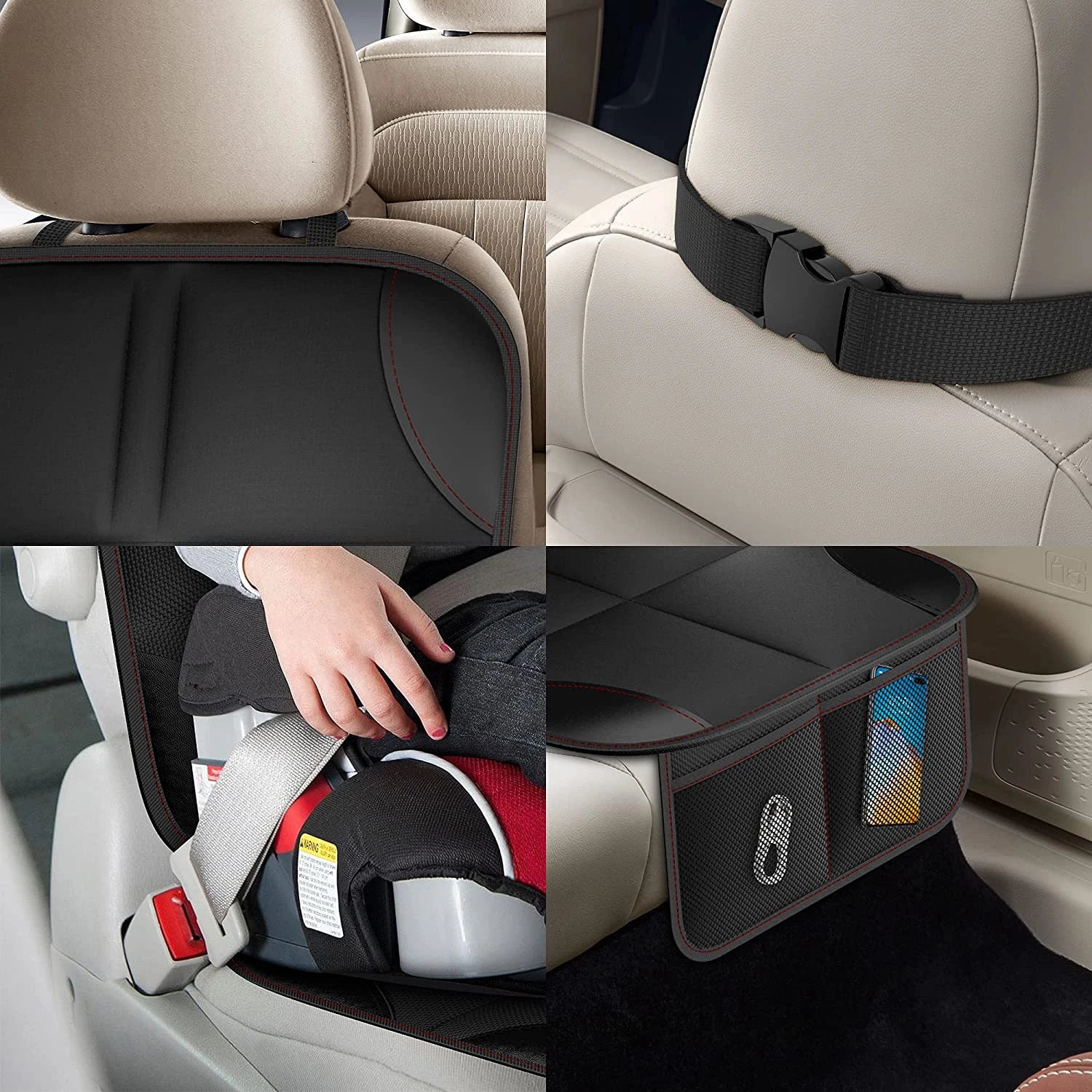 Universal Auto-Sitzbezug Set mit Reifendetail 2er-Pack – SwissGlanzGarage Ansicht 5