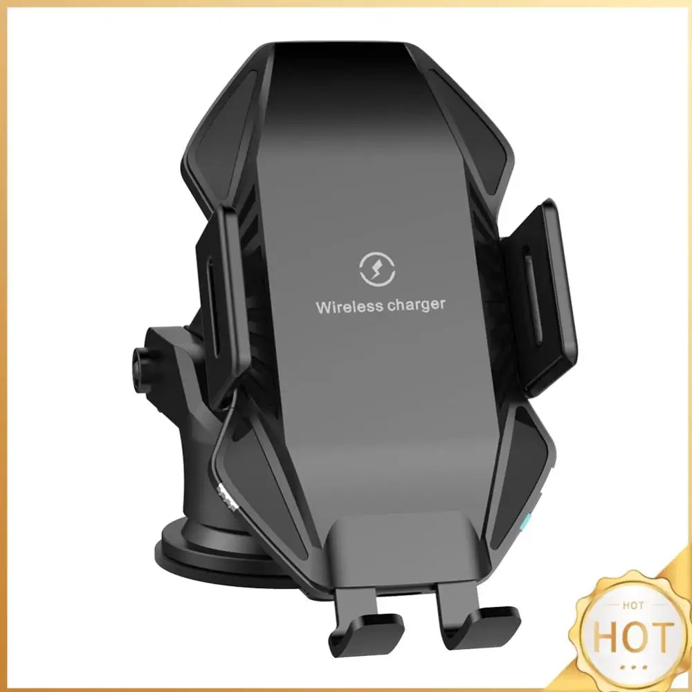 15 W Schnellladung Auto Drahtloses Ladegerät Armaturenbrett Lüftungsschlitze Telefon Ladehalter 360 Rotation für iPho...