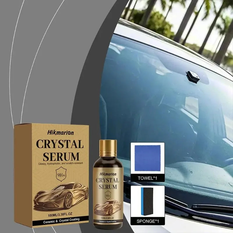 100ML PTZ Graphen-Keramikbeschichtung, 9H+ Fortschrittliches Kristallserum für Autos Professioneller Autopflege-Lacks...