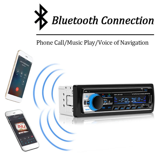 1 Din Bluetooth Autoradio mit USB & AUX – SwissGlanzGarage Ansicht 2
