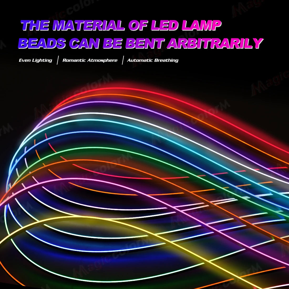 110CM LED Acryl-Streifen für Auto – SwissGlanzGarage Ansicht 3