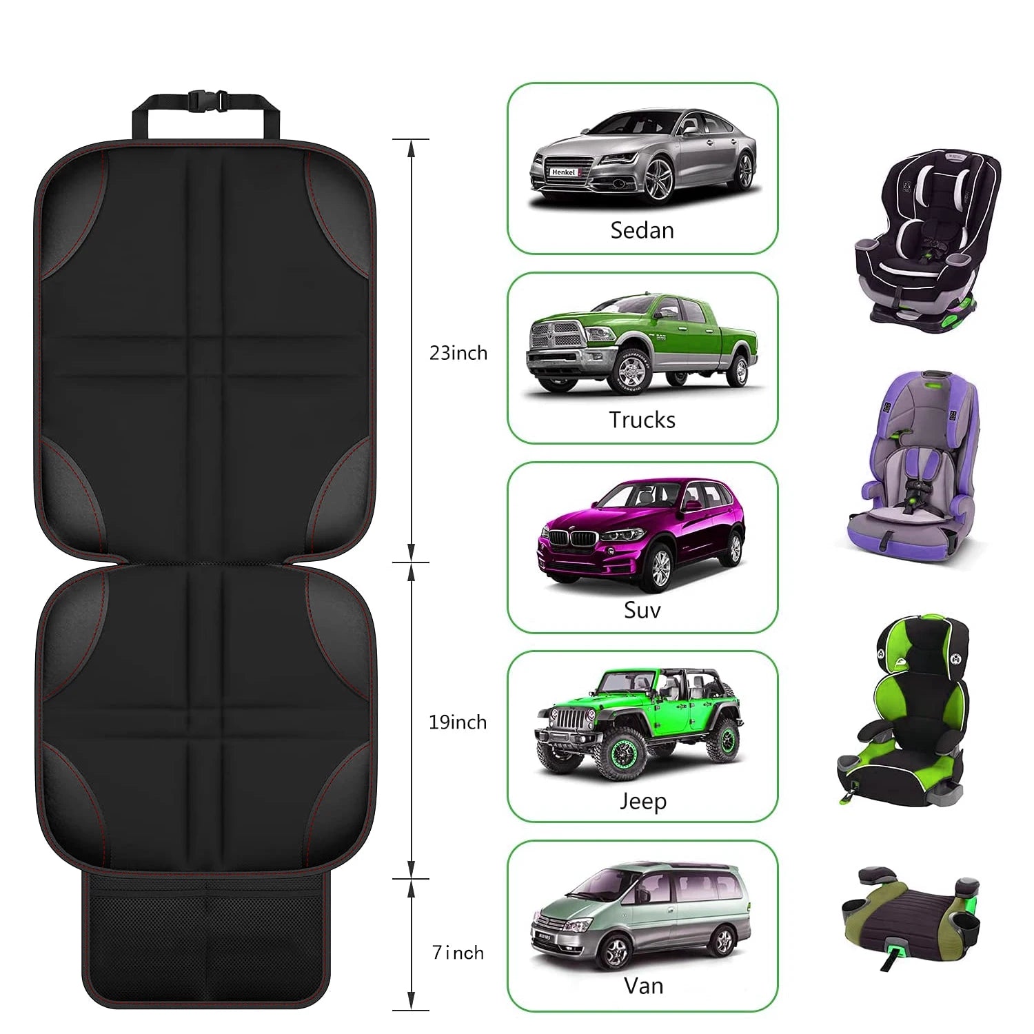 Universal Auto-Sitzbezug Set mit Reifendetail 2er-Pack – SwissGlanzGarage Ansicht 3