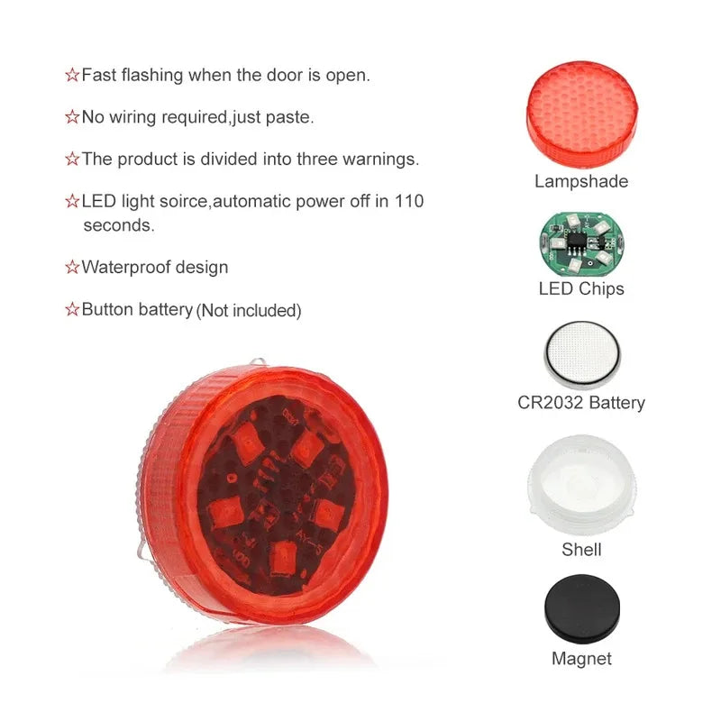 Solarbetriebenes Auto-Demon Eye LED Licht – Magnetisch – SwissGlanzGarage Ansicht 3