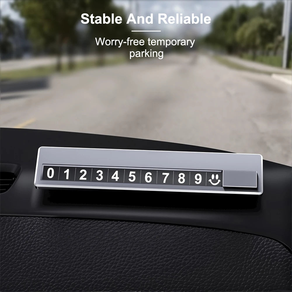Aluminium Parkplatzkarte für Auto – SwissGlanzGarage Ansicht 6