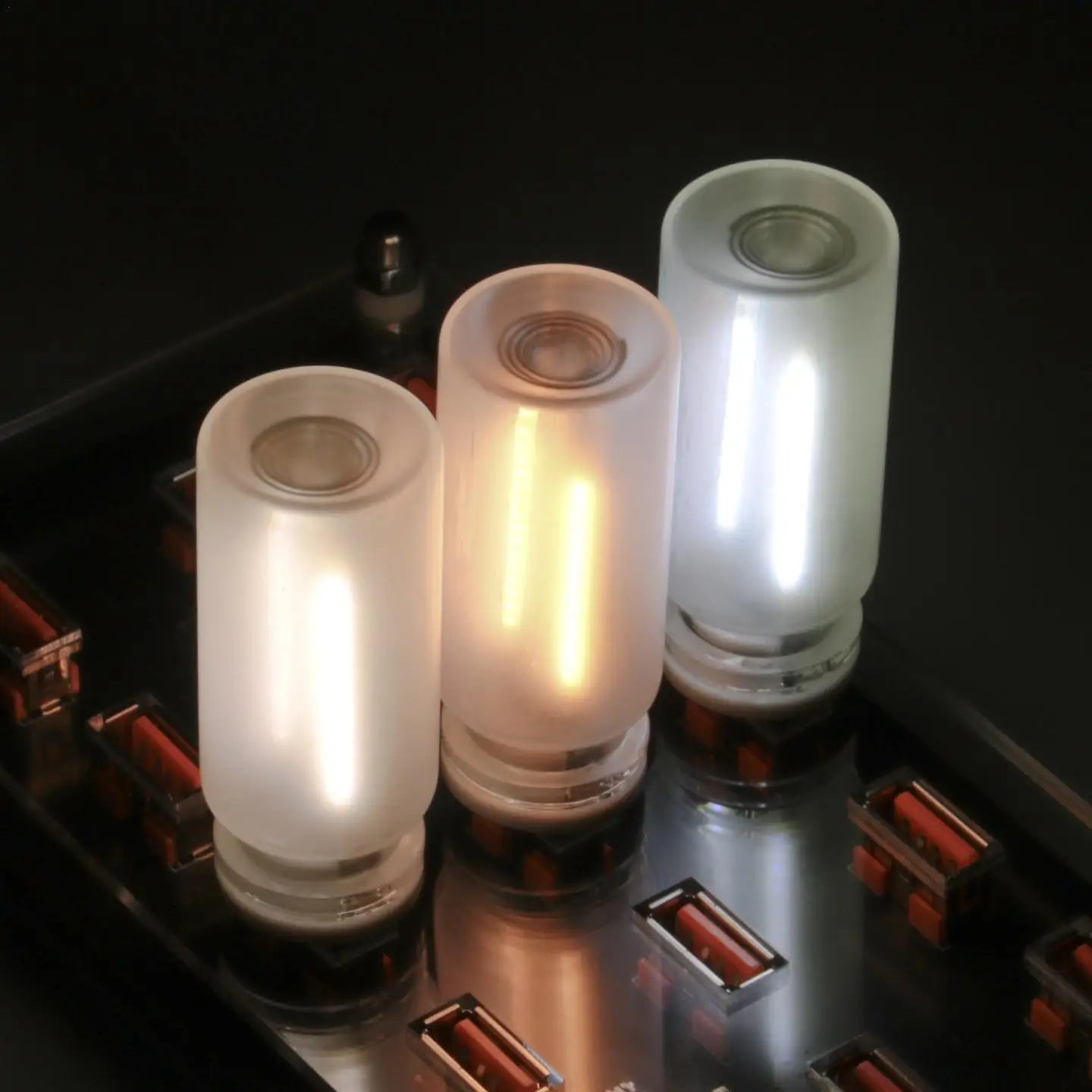 Auto USB Touch Control Atmosphäre Licht Milchglas LED Glühbirne