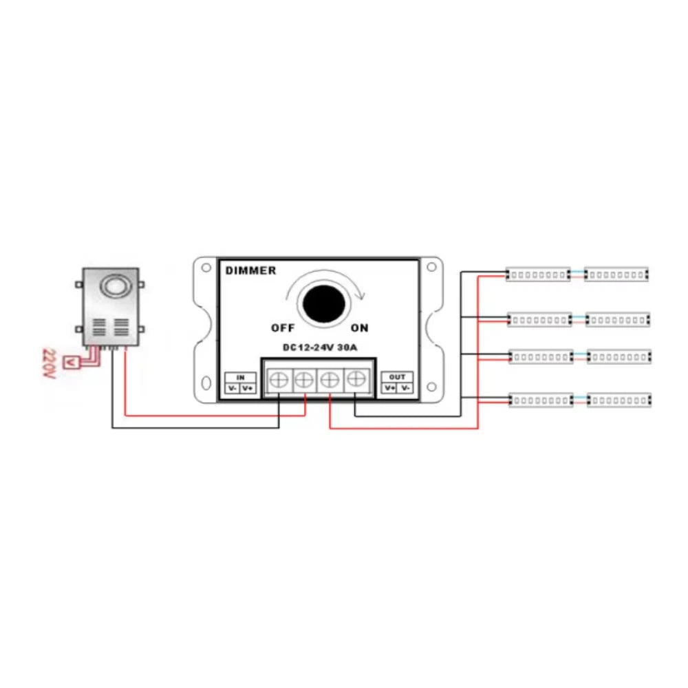 USB LED Ambientebeleuchtung Mini Lampe Auto 12 V – SwissGlanzGarage Ansicht 3