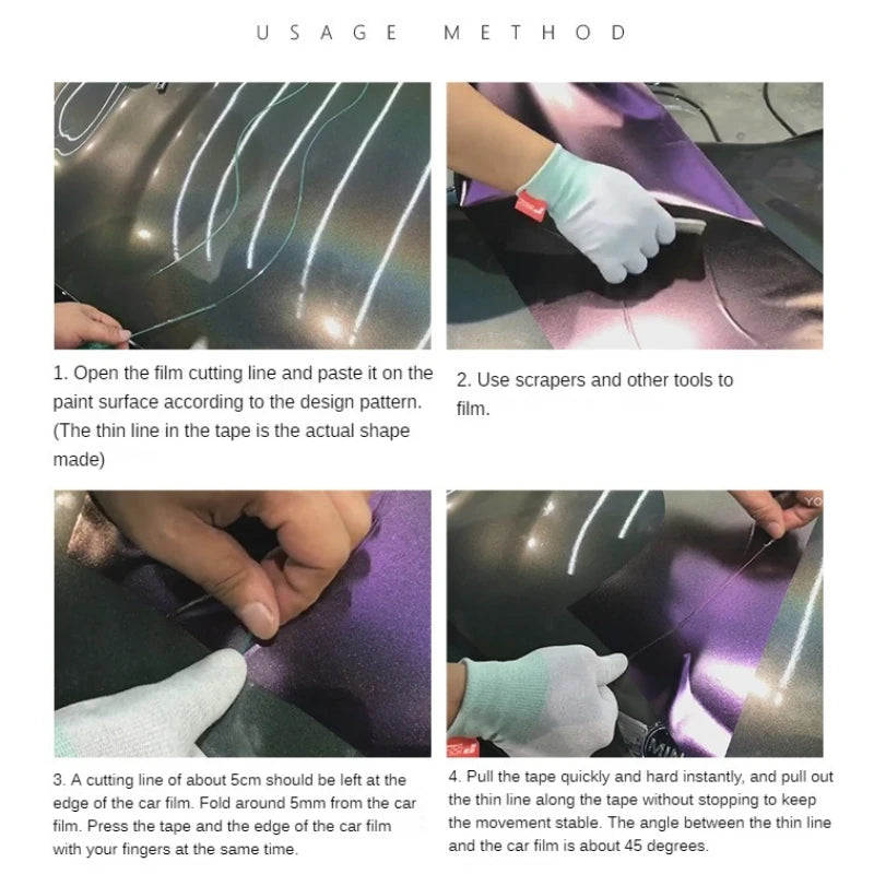 Knifeless Tape 50M für Fahrzeugfolierung – SwissGlanzGarage Ansicht 6