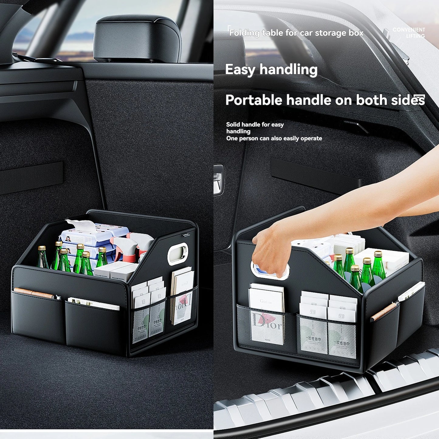 Rücksitz-Organizer mit Tablet-Halter 22.5 L – SwissGlanzGarage Ansicht 6