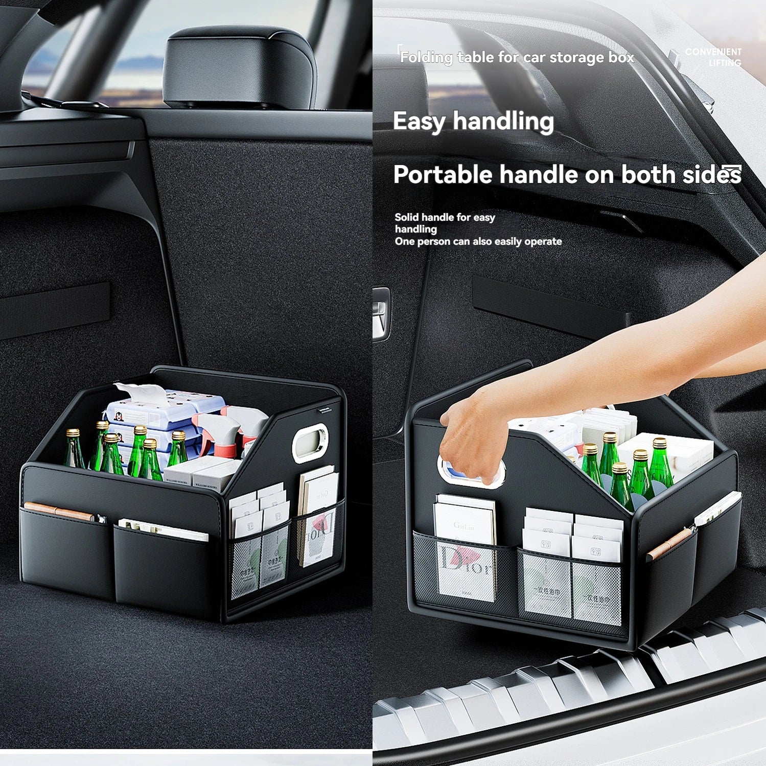 Rücksitz-Organizer mit Tablet-Halter 22.5 L – SwissGlanzGarage Ansicht 6