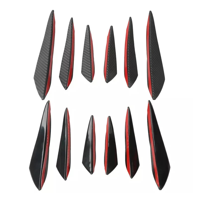 6er Stossstangen-Splitter Set Carbon-Optik – SwissGlanzGarage Ansicht 3