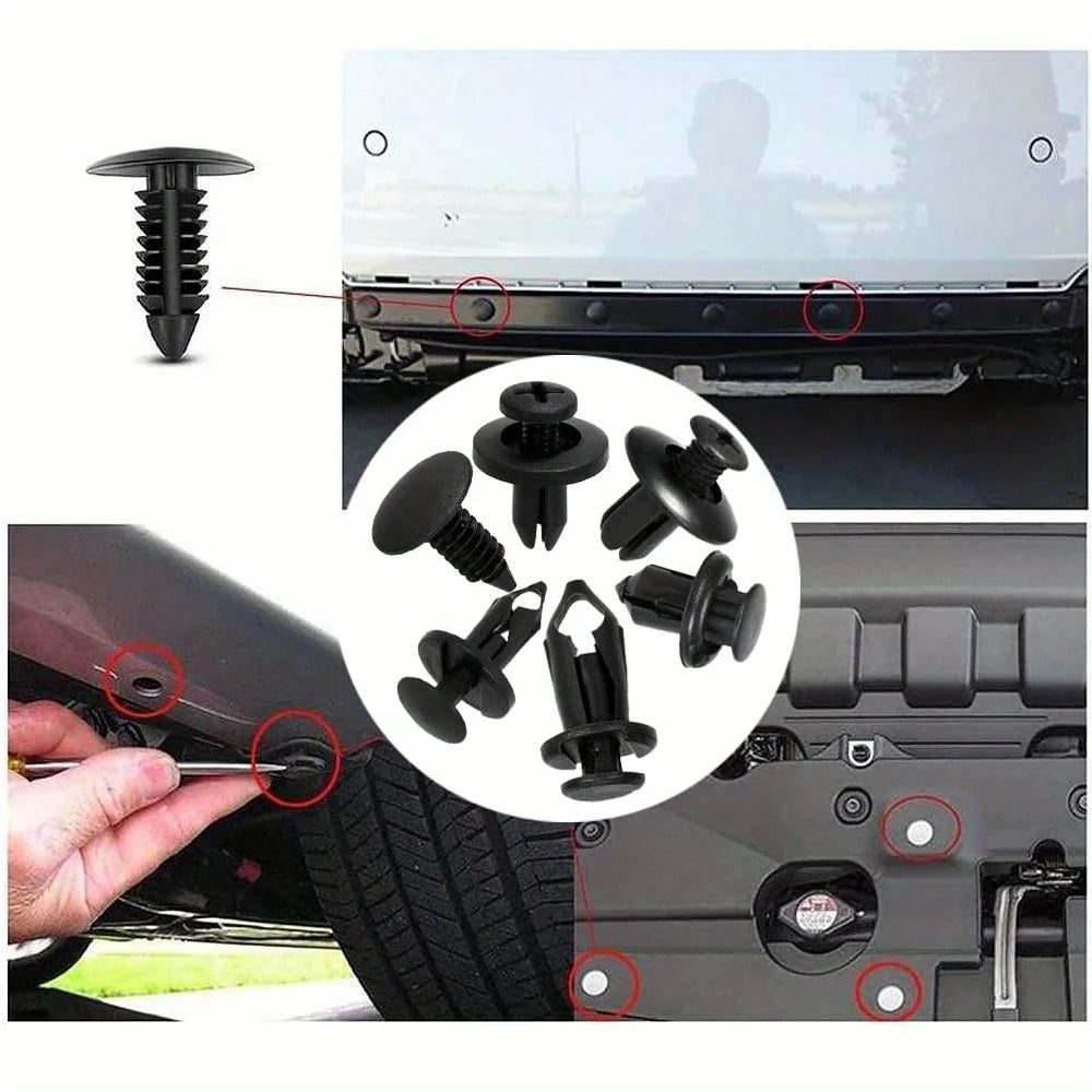 Auto-Kunststoff-Clip Set 6 Grössen – SwissGlanzGarage Ansicht 6