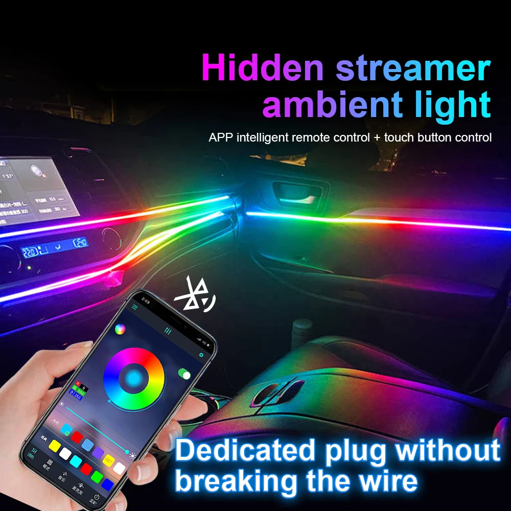 18 in 1 RGB Symphony Auto-Innenraumbeleuchtung – SwissGlanzGarage Ansicht 2