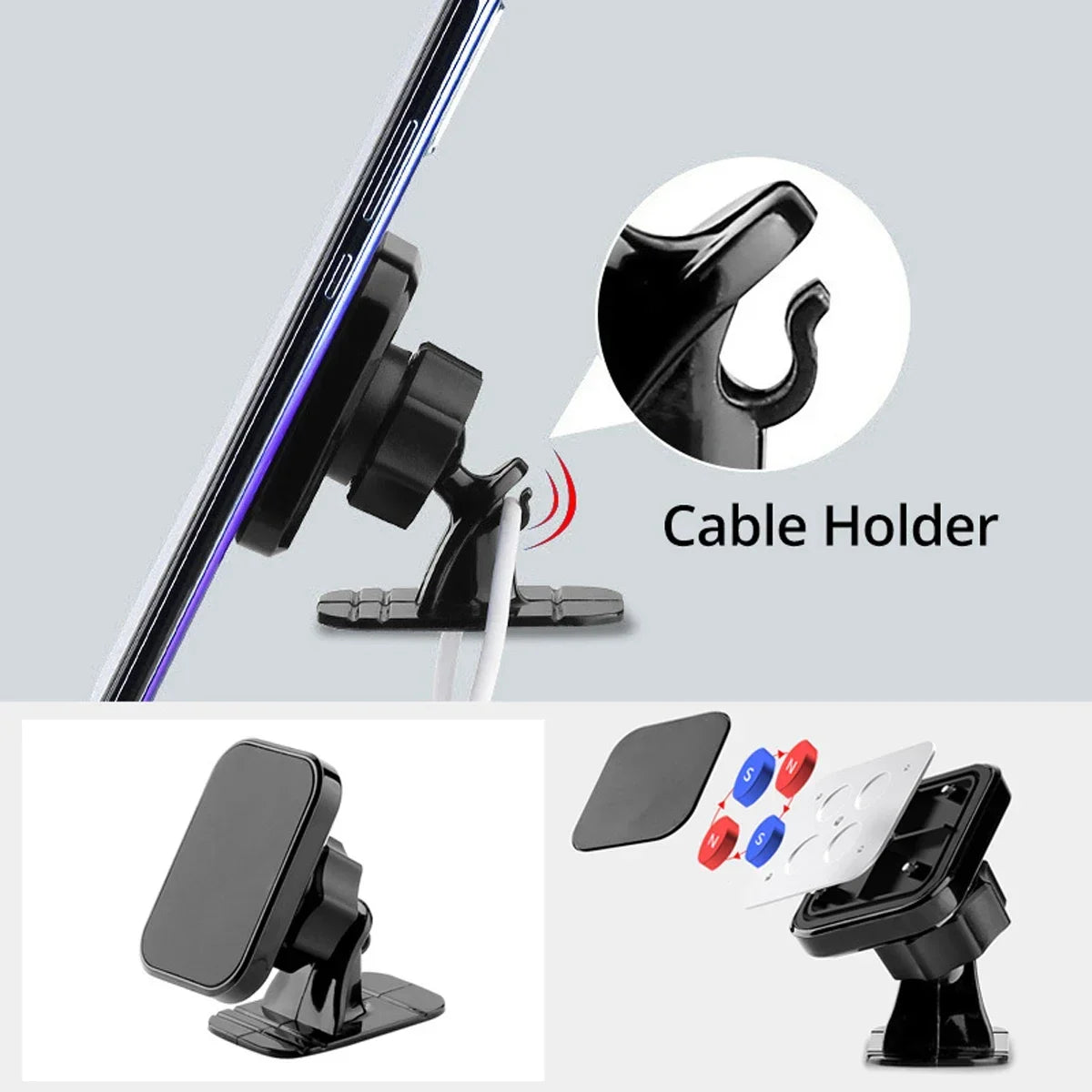 Magnetische Auto Telefon Halter Auto Air Vent Telefon Halterung Universal Dashboard Magnet Handy Halter Stehen für iP...
