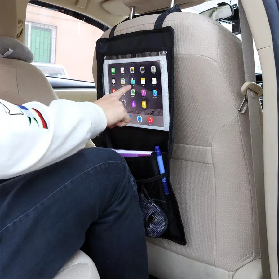 1 stücke Auto Rücksitz Organizer Multi Tasche Lagerung Tablet iPad Halter Passagier Kopf Auto Rücksitz Tasche Organis...