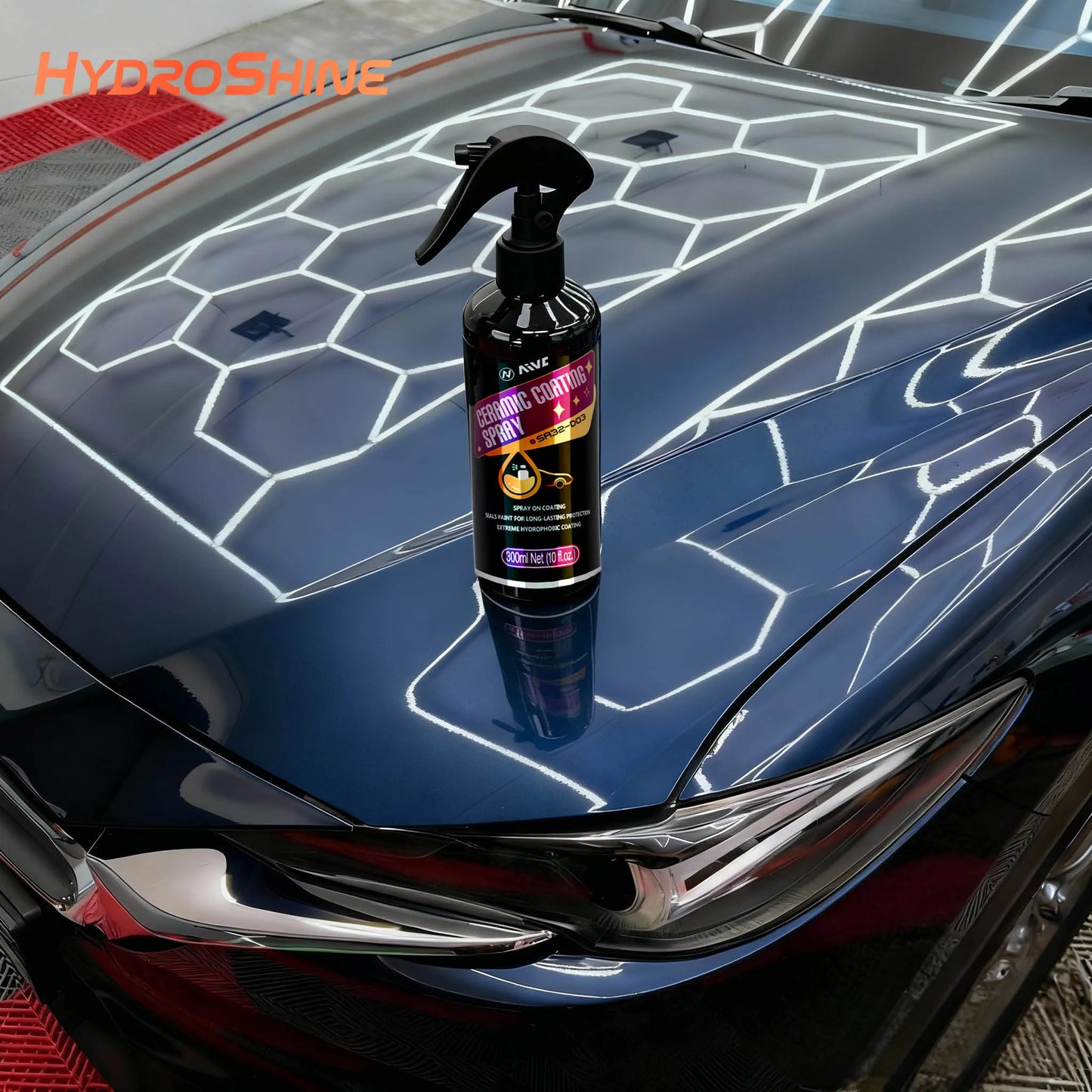 Keramikbeschichtungsspray, flüssige Beschichtung, Nano-Kristall, hydrophobe Schicht, Polierfarbe, Lackierung, Hochgla...
