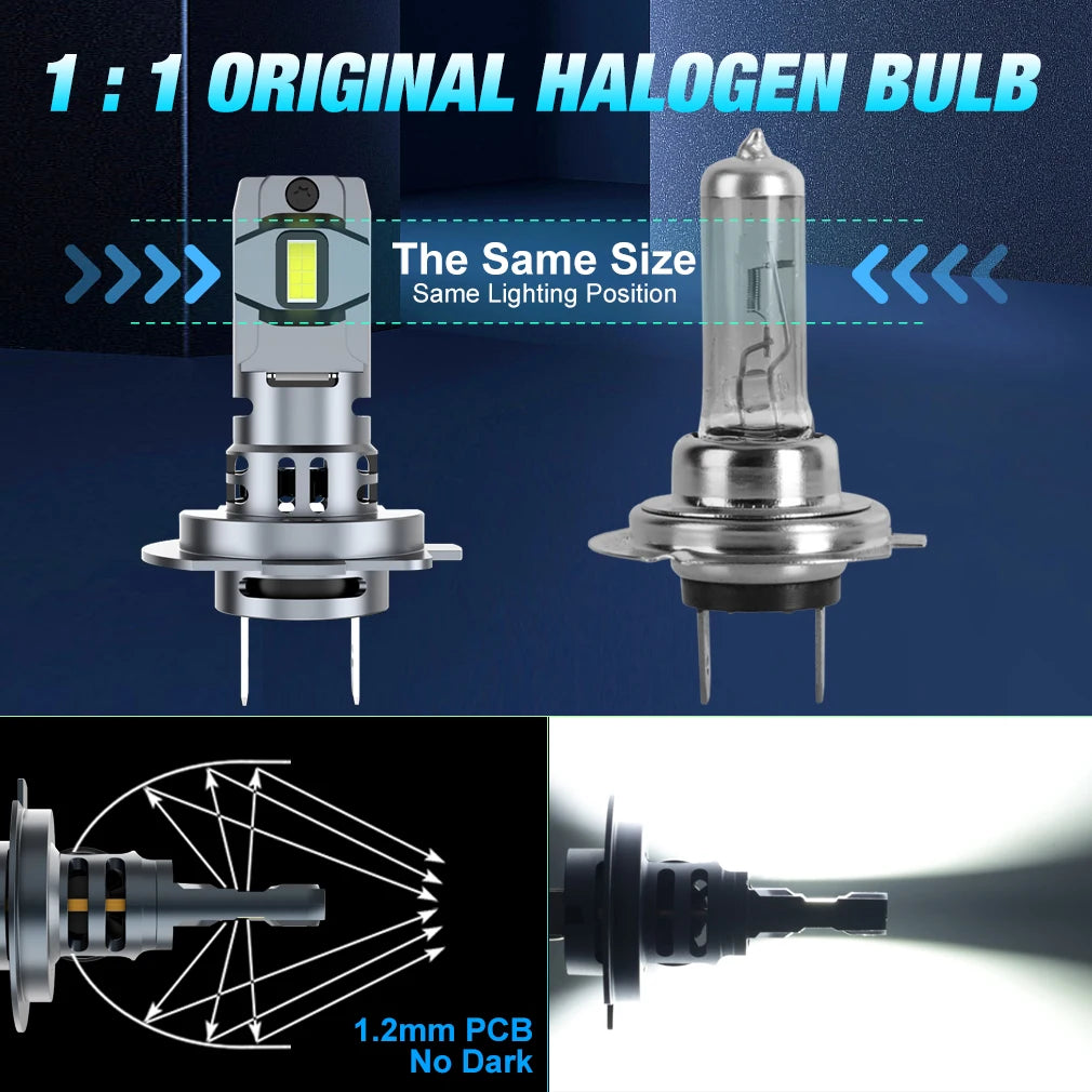 XSTORM H7 LED-Scheinwerferlampe 6500K – SwissGlanzGarage Ansicht 3